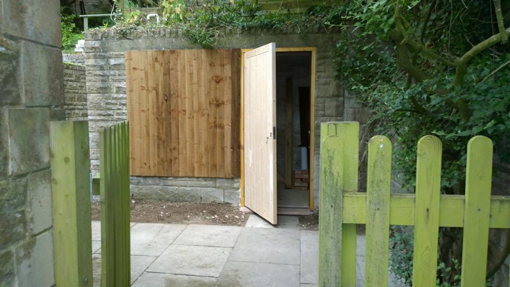 Oil Tank Shed Conversion After